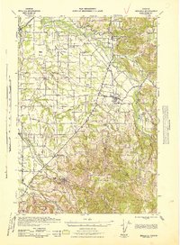 Molalla 1940 topographic map preview
