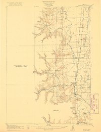 Monroe 1922 topographic map preview
