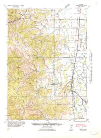 Monroe 1942 topographic map preview