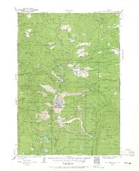 Mt. Jefferson 1927 topographic map preview