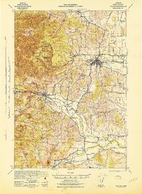Dallas 1942 topographic map preview