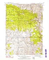 Dayville 1932 topographic map thumbnail