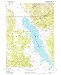 Drews Reservoir 1964 topographic map thumbnail