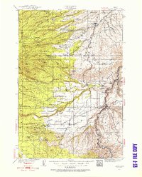Dufur 1930 topographic map thumbnail