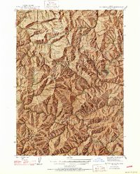 Dutchman Butte 1948 topographic map thumbnail