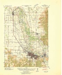 Eugene 1940 topographic map thumbnail