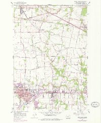 Forest Grove 1956 topographic map thumbnail