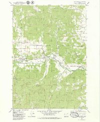 Grand Ronde 1979 topographic map thumbnail