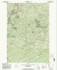 Greenhorn 1995 topographic map thumbnail