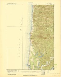 Heceta Head 1920 topographic map thumbnail