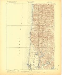 Heceta Head 1920 topographic map thumbnail