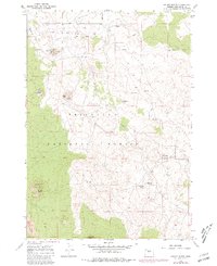 Kelsey Butte 1967 topographic map thumbnail