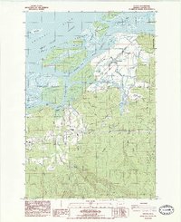 Knappa 1986 topographic map thumbnail