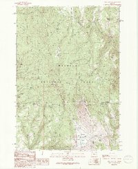 Knox Mountain 1990 topographic map thumbnail