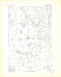 Lane Lake 1981 topographic map thumbnail