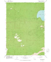 Paulina Peak 1963 topographic map thumbnail