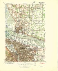 Portland 1940 topographic map thumbnail