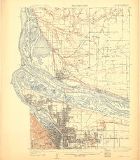 Portland 1905 topographic map preview