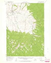 Prairie City 1959 topographic map thumbnail