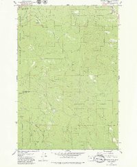 Roaring Creek 1979 topographic map thumbnail