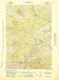 Saddle Mtn 1943 topographic map preview