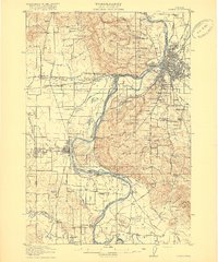 Salem 1917 topographic map preview