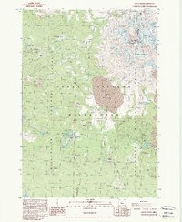 South Sister 1988 topographic map thumbnail
