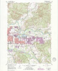 Springfield 1967 topographic map thumbnail