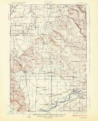 Stayton 1925 topographic map thumbnail