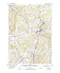 Sutherlin 1954 topographic map preview