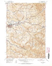 Sweet Home 1951 topographic map thumbnail