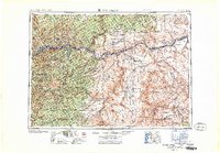 The Dalles 1956 topographic map thumbnail
