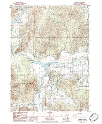 Wilderville 1986 topographic map thumbnail