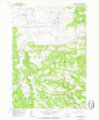 Williams Prairie 1965 topographic map thumbnail
