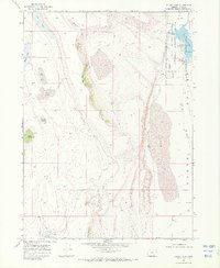 Guano Lake 1968 topographic map thumbnail