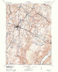 Monticello 1943 topographic map thumbnail