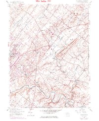 Buckingham 1953 topographic map thumbnail