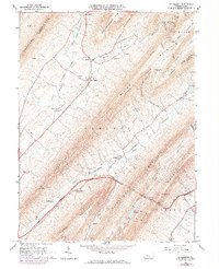 Doylesburg 1966 topographic map thumbnail