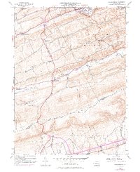 Friedensburg 1945 topographic map thumbnail