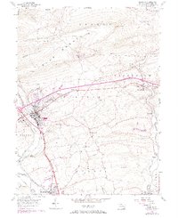Hamburg 1956 topographic map thumbnail