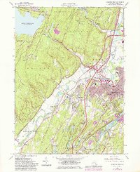 Kingston West 1964 topographic map preview