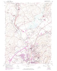 Temple 1956 topographic map preview