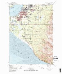 Anchorage A-8 1952 topographic map preview