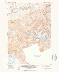 Anchorage C-5 1952 topographic map thumbnail