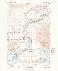 Anchorage C-6 1951 topographic map thumbnail