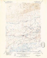 Anchorage C-7 1952 topographic map thumbnail