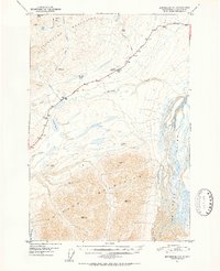 Anchorage D-1 1951 topographic map thumbnail