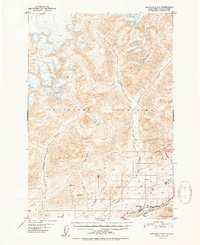 Anchorage D-5 1952 topographic map thumbnail