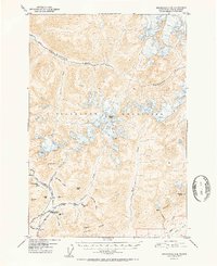 Anchorage D-6 1952 topographic map thumbnail