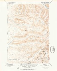 Anchorage D-7 1952 topographic map thumbnail